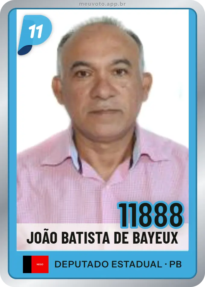 Carta de João Batista de Bayeux, número 11888, PP