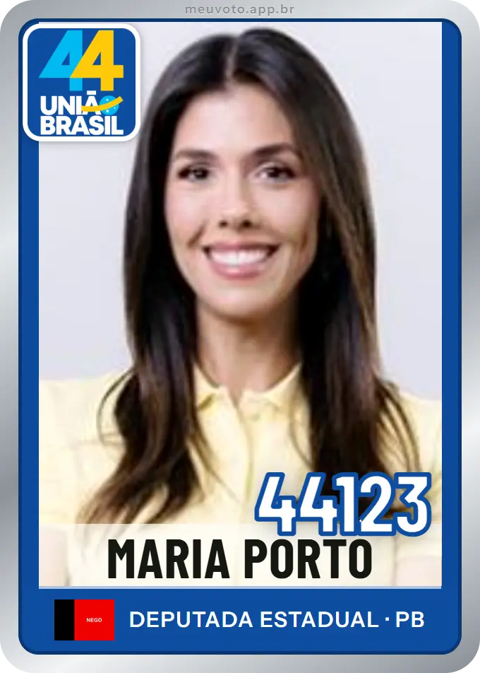 Carta de Maria Porto, número 44123, União
