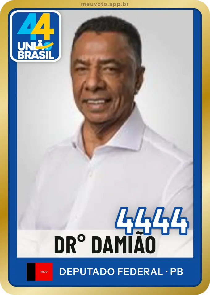 Carta de Dr° Damião, número 4444, União