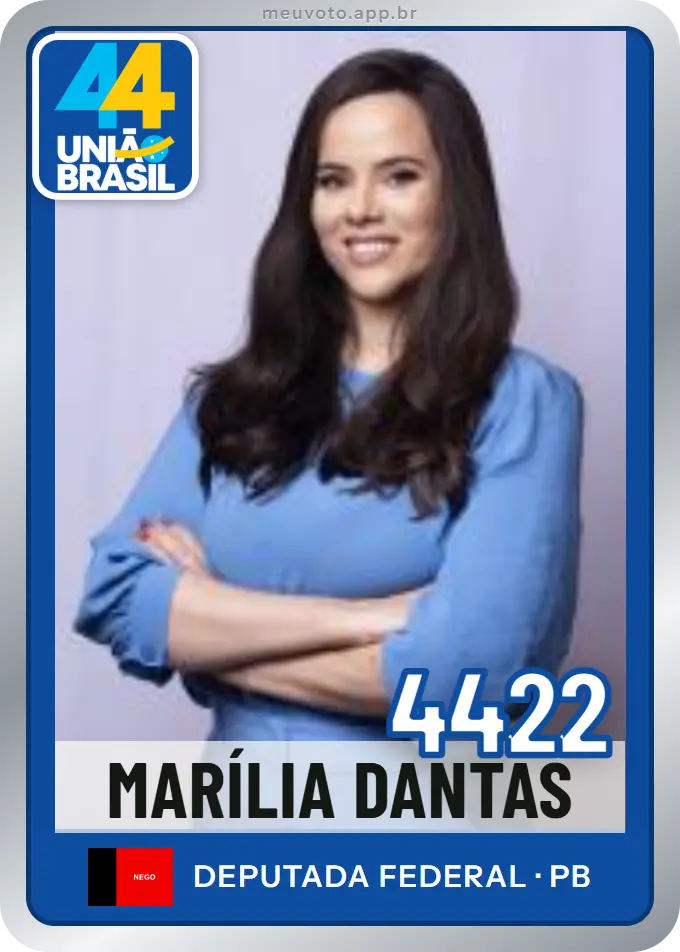 Carta de Marília Dantas, número 4422, União