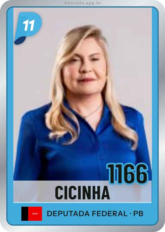 Carta de Cicinha, número 1166, PP