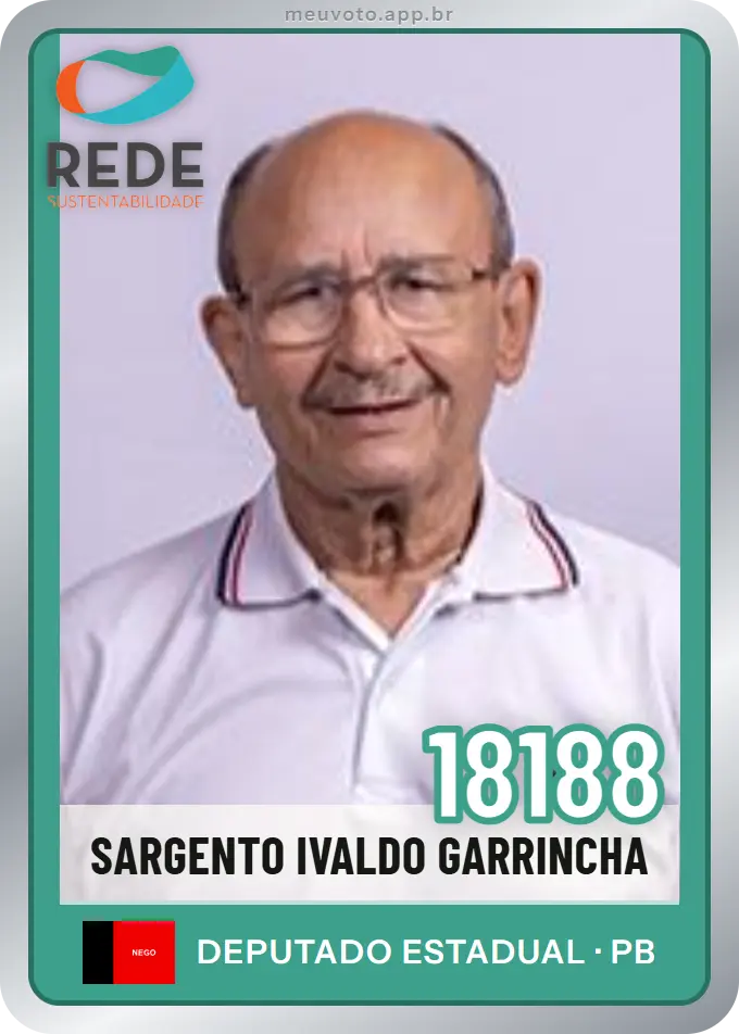 Carta de Sargento Ivaldo Garrincha, número 18188, Rede