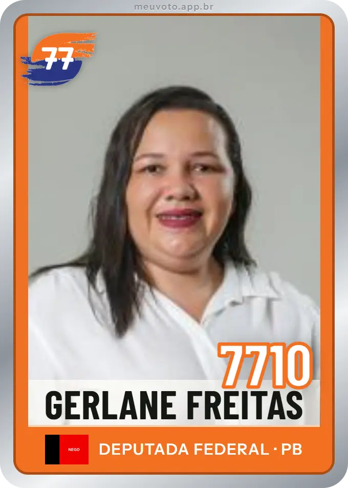 Carta de Gerlane Freitas, número 7710, Solidariedade