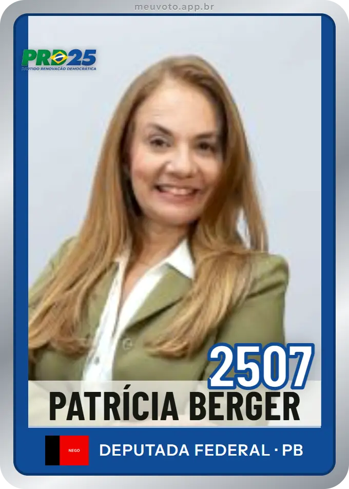Carta de Patrícia Berger, número 2507, PRD