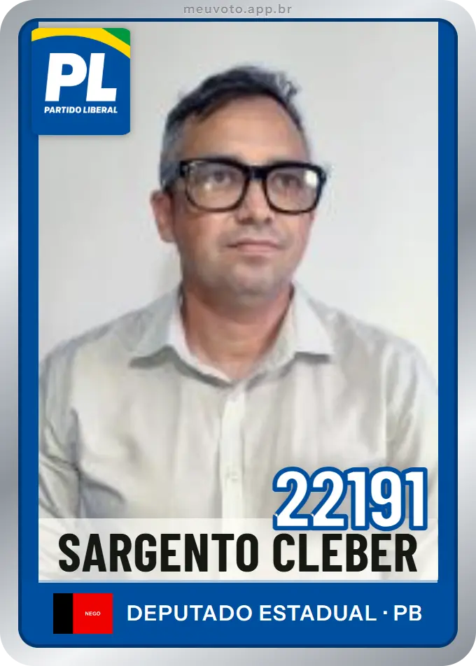 Carta de Sargento Cleber, número 22191, PL