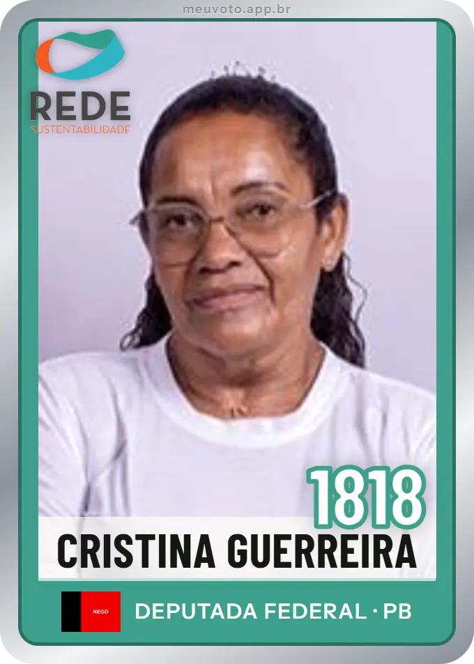 Carta de Cristina Guerreira, número 1818, Rede