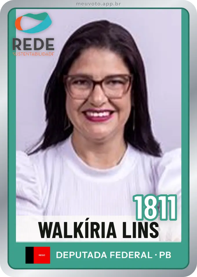 Carta de Walkíria Lins, número 1811, Rede