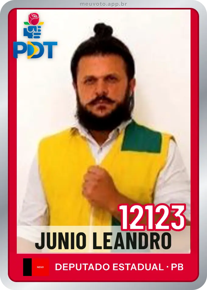 Carta de Junio Leandro, número 12123, PDT