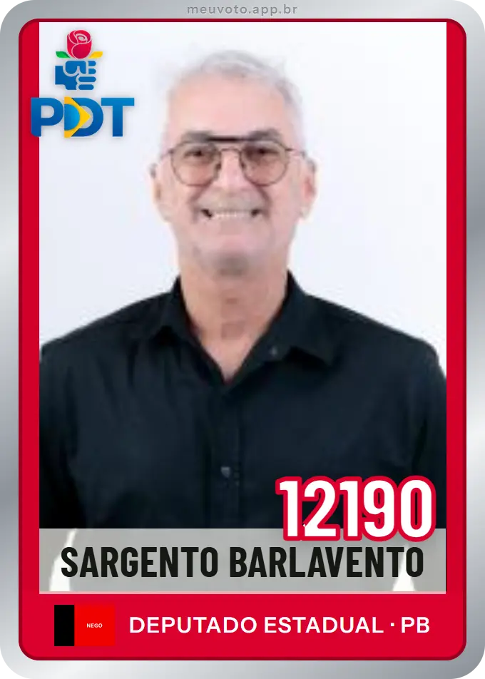 Carta de Sargento Barlavento, número 12190, PDT