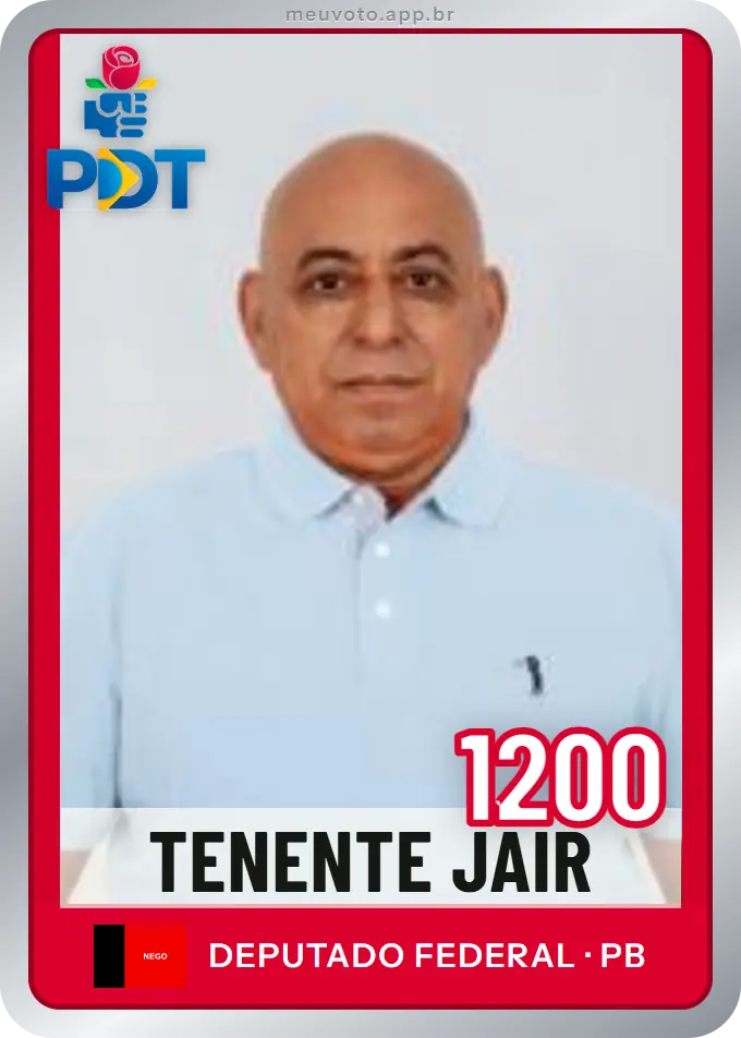 Carta de Tenente Jair, número 1200, PDT