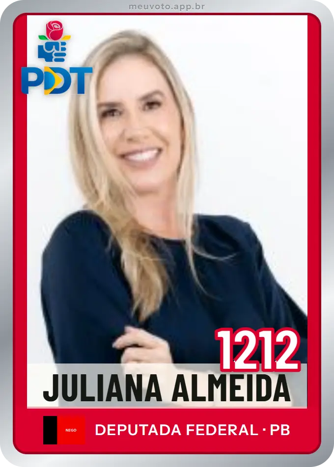 Carta de Juliana Almeida, número 1212, PDT