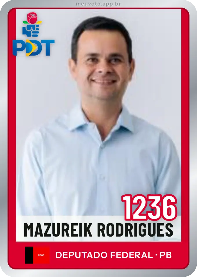 Carta de Mazureik Rodrigues, número 1236, PDT