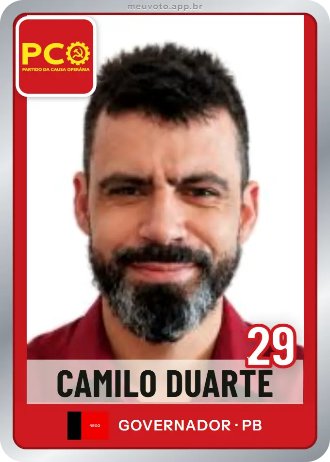 Carta de Camilo Duarte, número 29, PCO