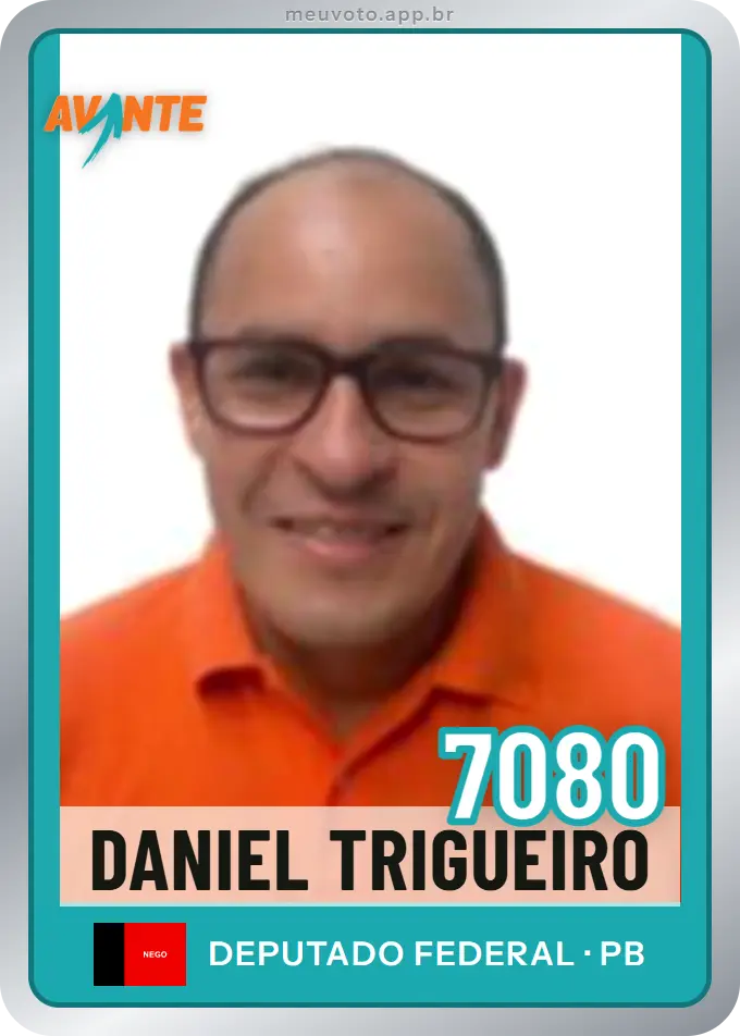 Carta de Daniel Trigueiro, número 7080, Avante