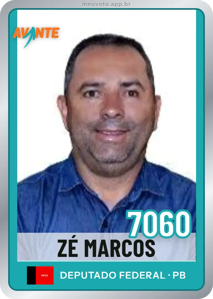 Carta de Zé Marcos, número 7060, Avante
