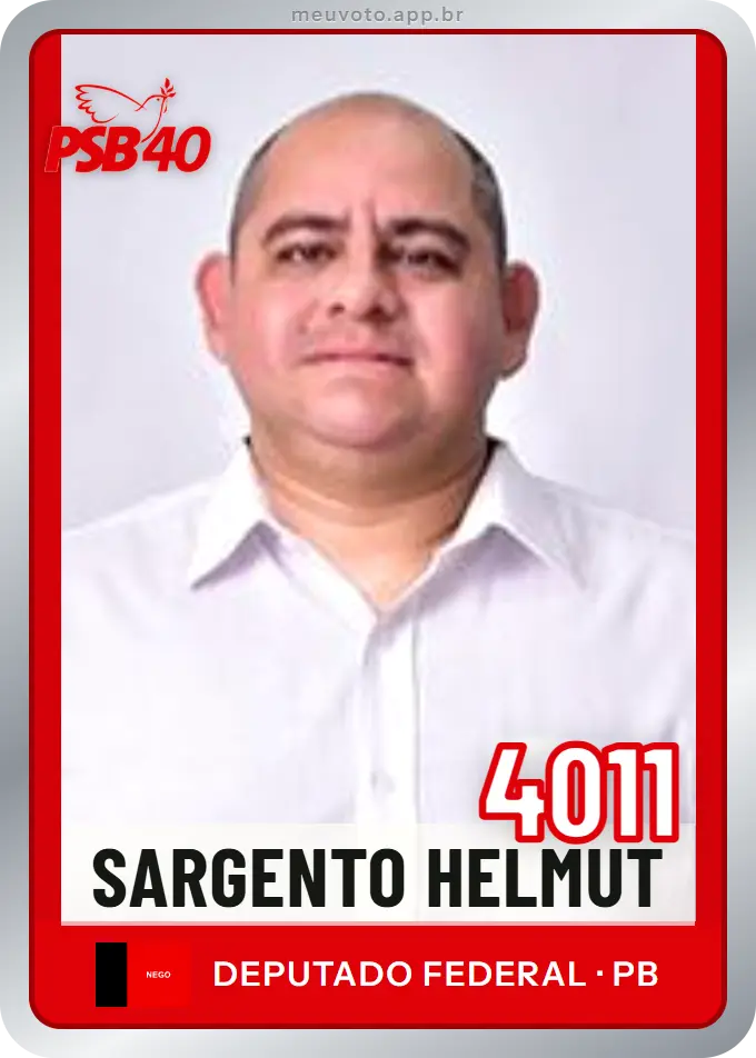 Carta de Sargento Helmut, número 4011, PSB