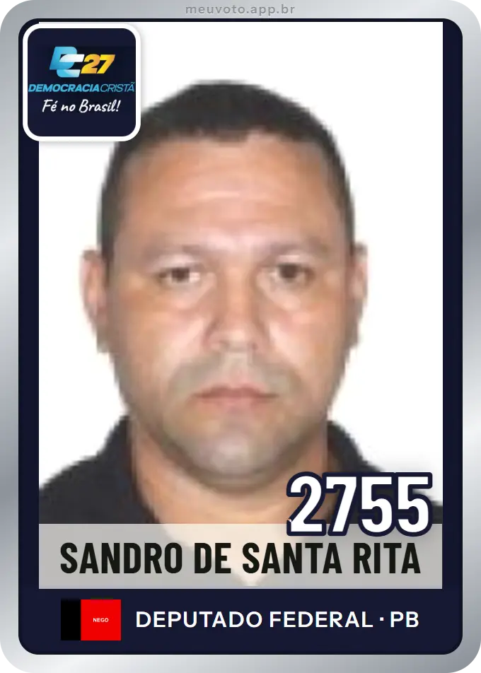 Carta de Sandro de Santa Rita, número 2755, DC