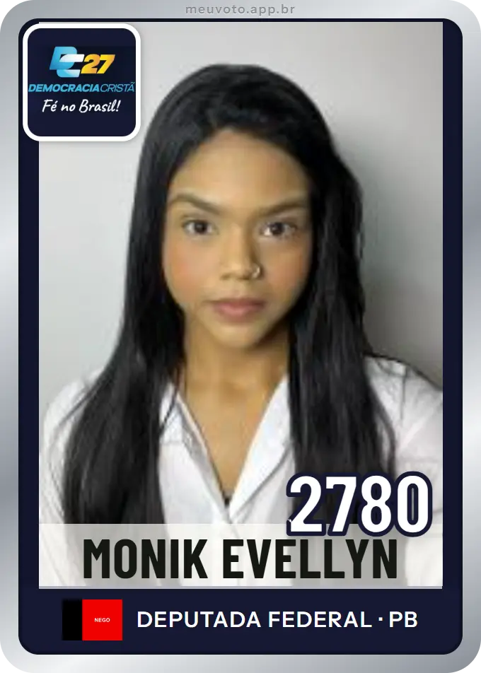 Carta de Monik Evellyn, número 2780, DC