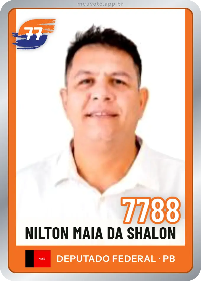 Carta de Nilton Maia da Shalon, número 7788, Solidariedade