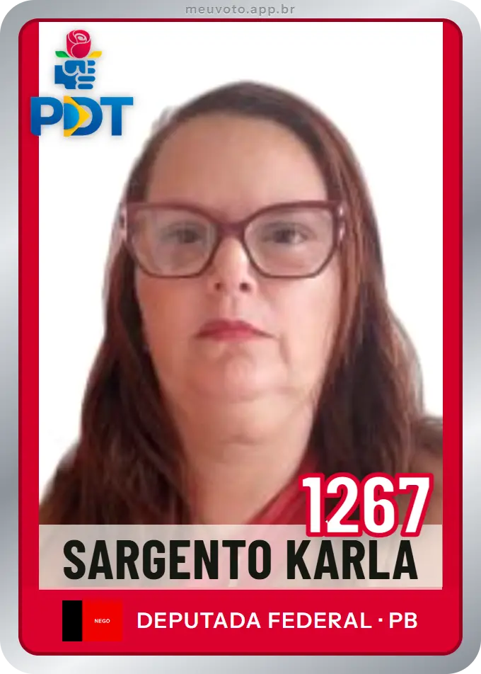 Carta de Sargento Karla, número 1267, PDT