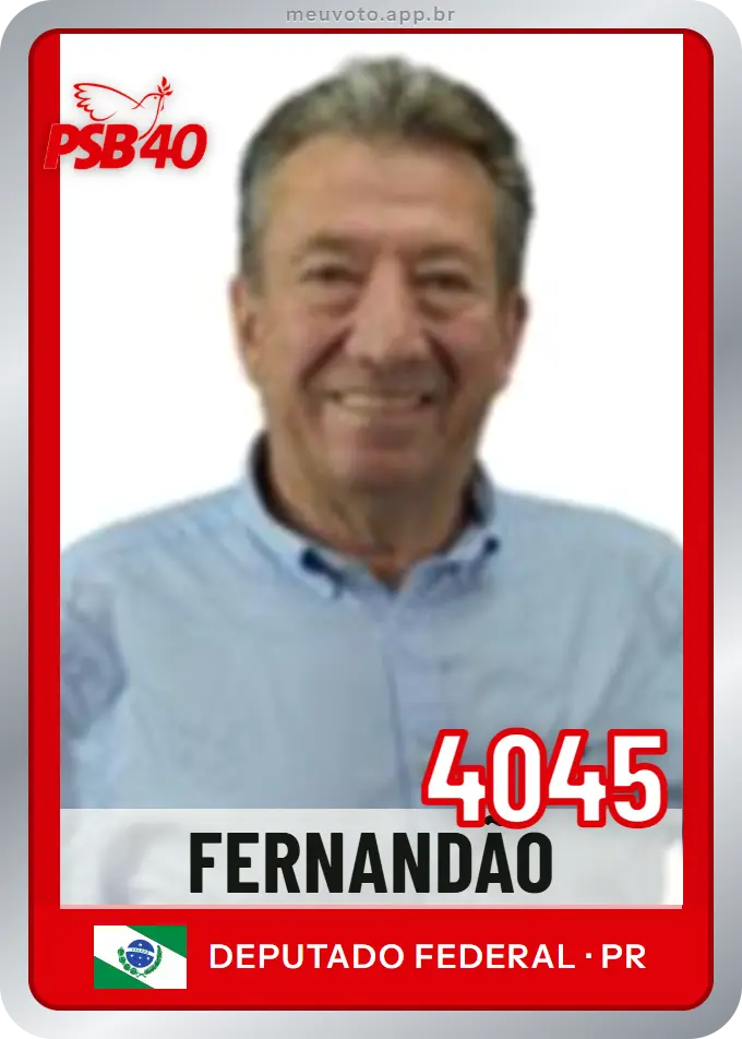 Carta de Fernandão, número 4045, PSB