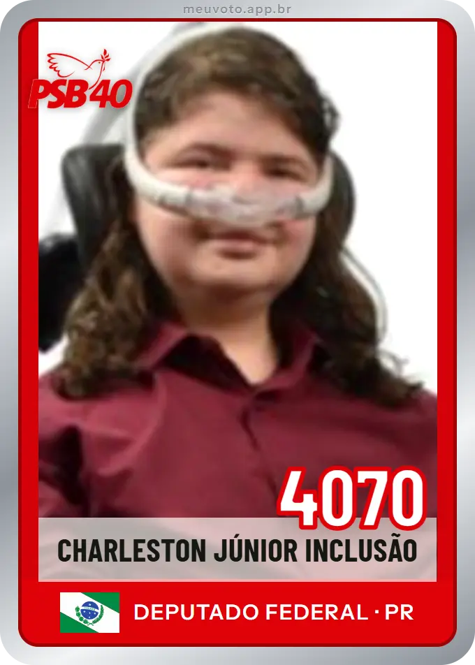 Carta de Charleston Júnior Inclusão, número 4070, PSB