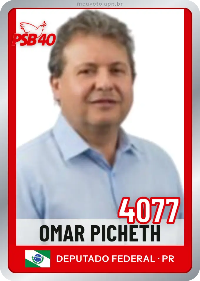 Carta de Omar Picheth, número 4077, PSB