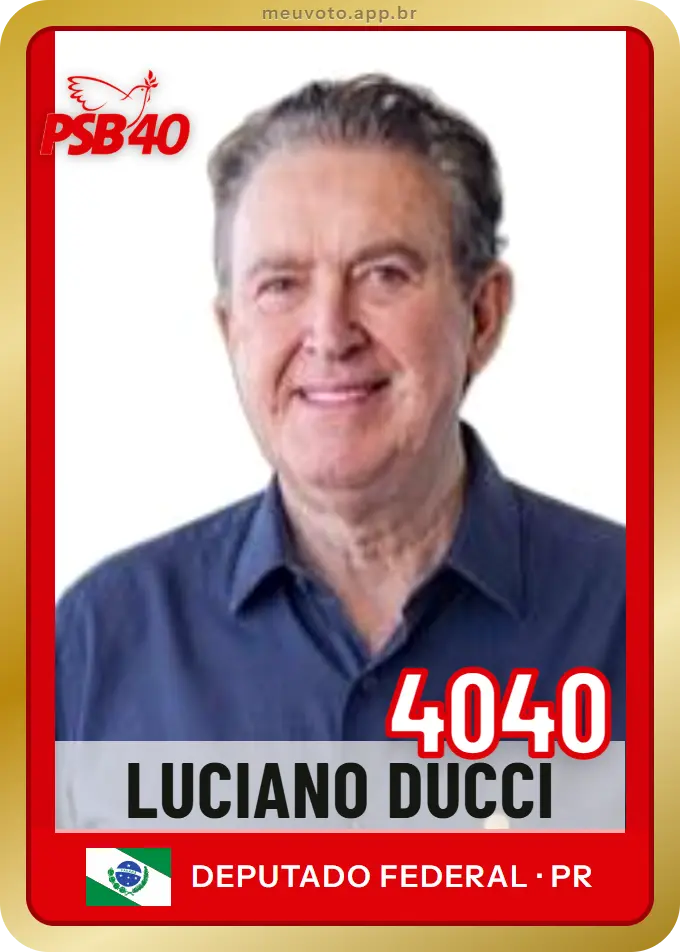 Carta de Luciano Ducci, número 4040, PSB