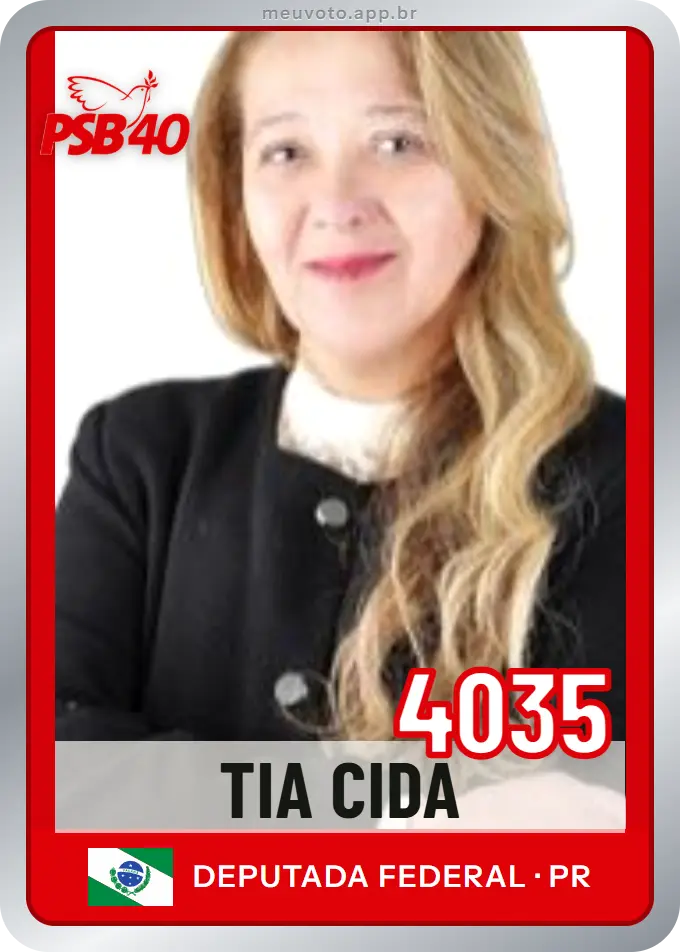 Carta de Tia Cida, número 4035, PSB