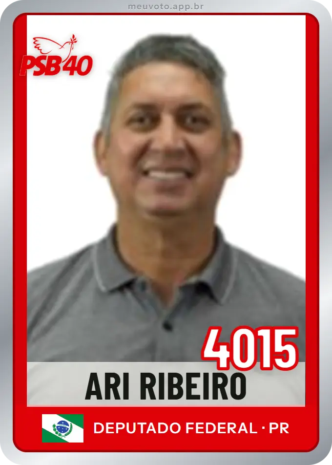 Carta de Ari Ribeiro, número 4015, PSB