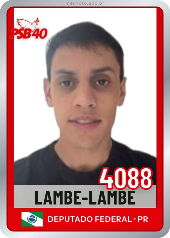 Carta de Lambe-Lambe, número 4088, PSB