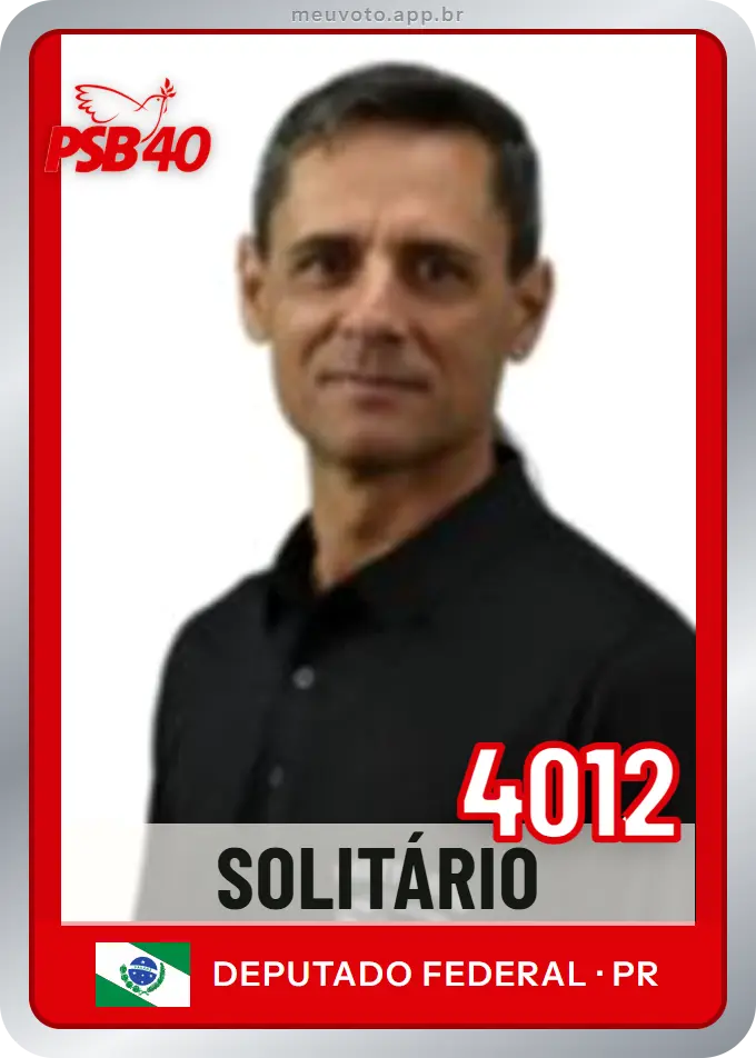 Carta de Solitário, número 4012, PSB