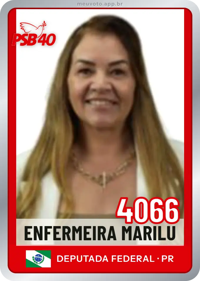 Carta de Enfermeira Marilu, número 4066, PSB