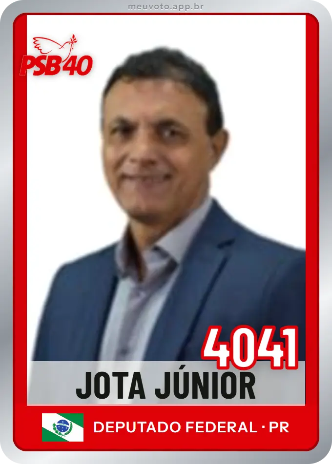 Carta de Jota Júnior, número 4041, PSB