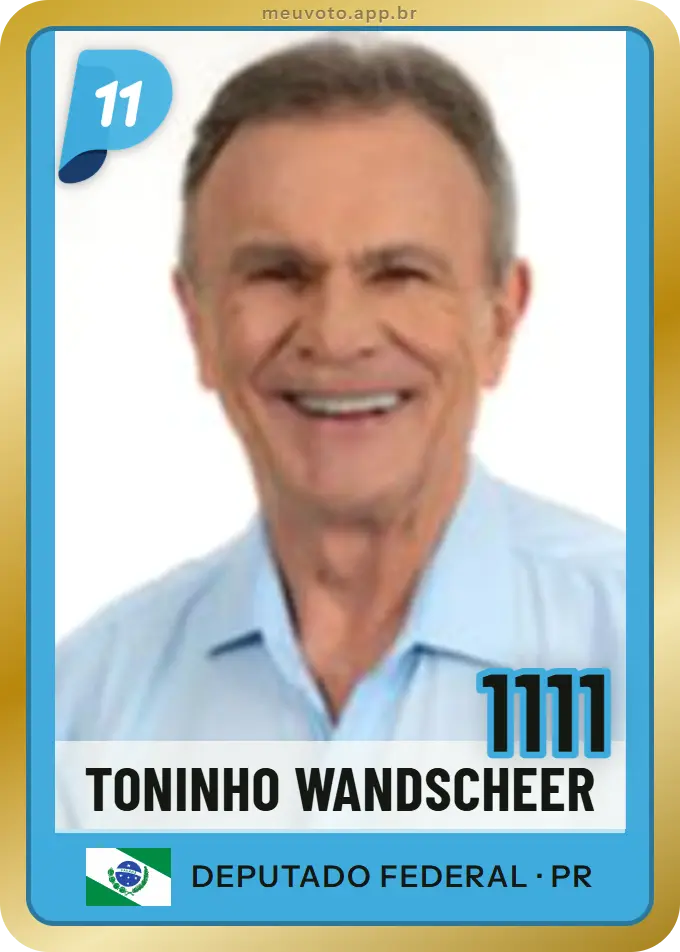 Carta de Toninho Wandscheer, número 1111, PP