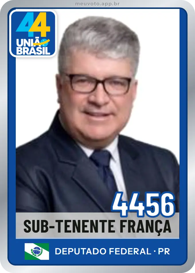 Carta de Sub-Tenente França, número 4456, União