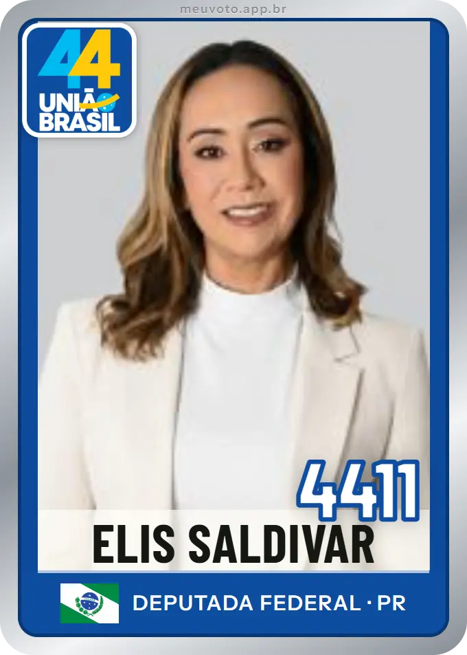 Carta de Elis Saldivar, número 4411, União