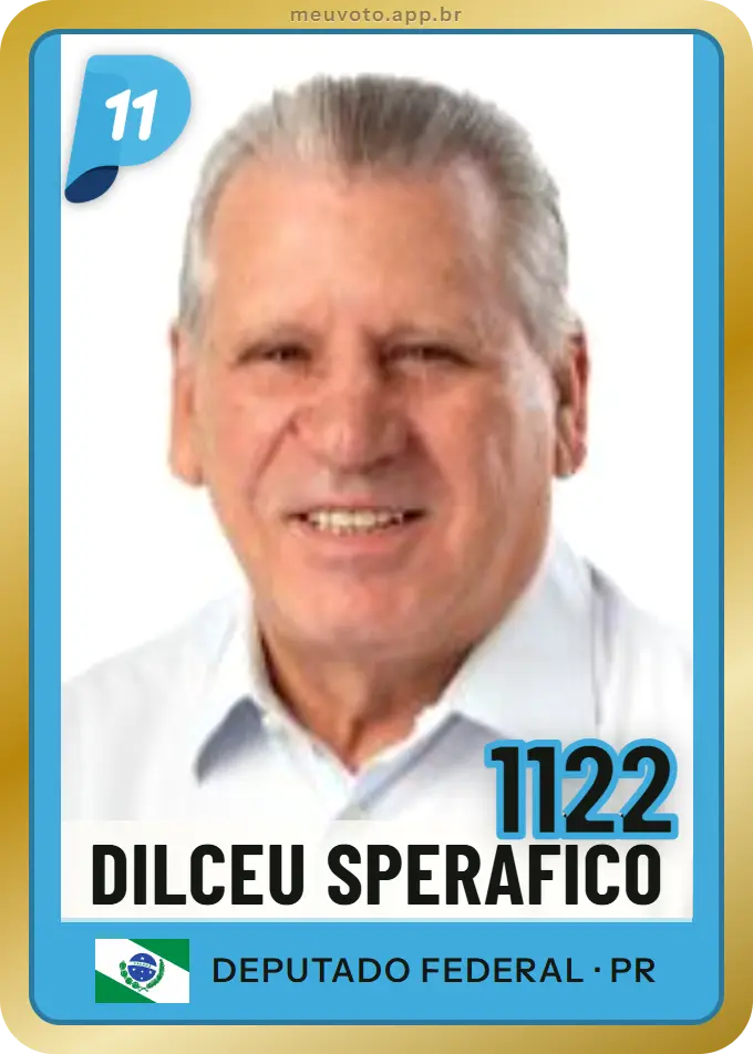 Carta de Dilceu Sperafico, número 1122, PP