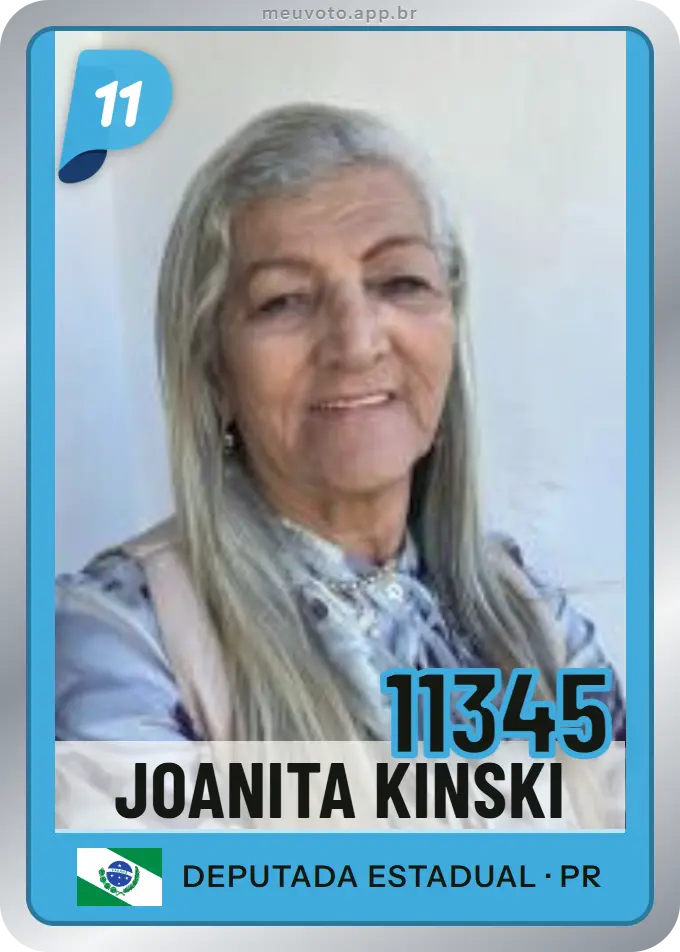 Carta de Joanita Kinski, número 11345, PP