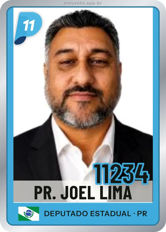 Carta de Pr. Joel Lima, número 11234, PP