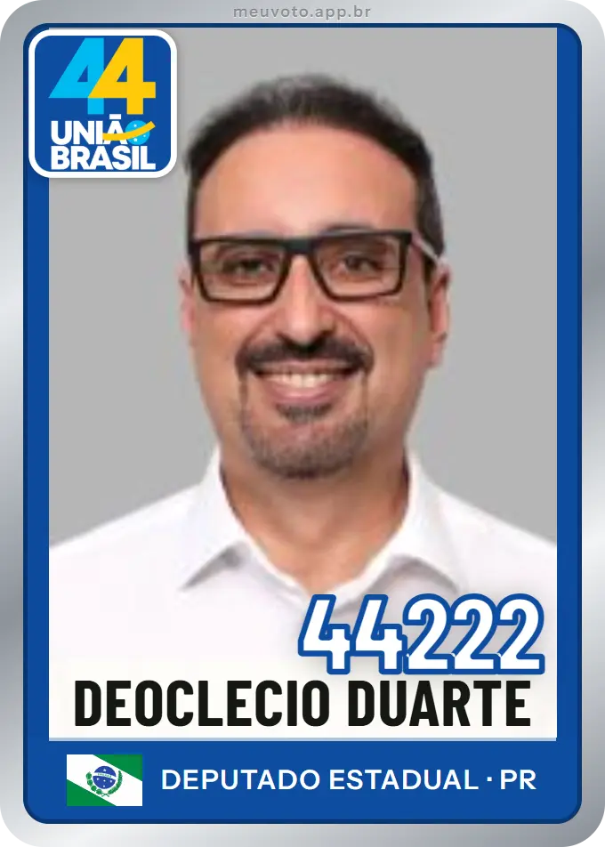 Carta de Deoclecio Duarte, número 44222, União