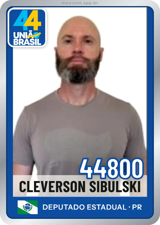 Carta de Cleverson Sibulski, número 44800, União