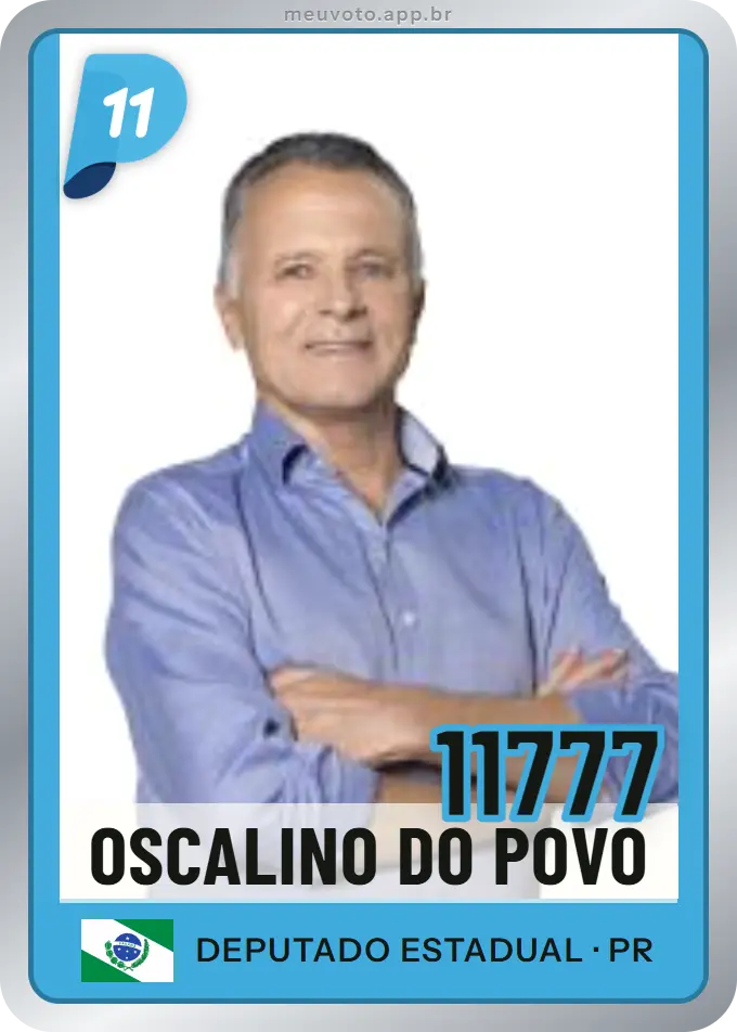 Carta de Oscalino do Povo, número 11777, PP