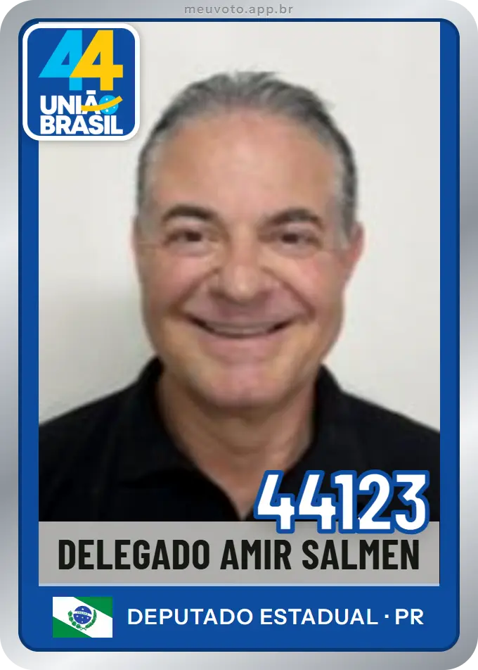 Carta de Delegado Amir Salmen, número 44123, União
