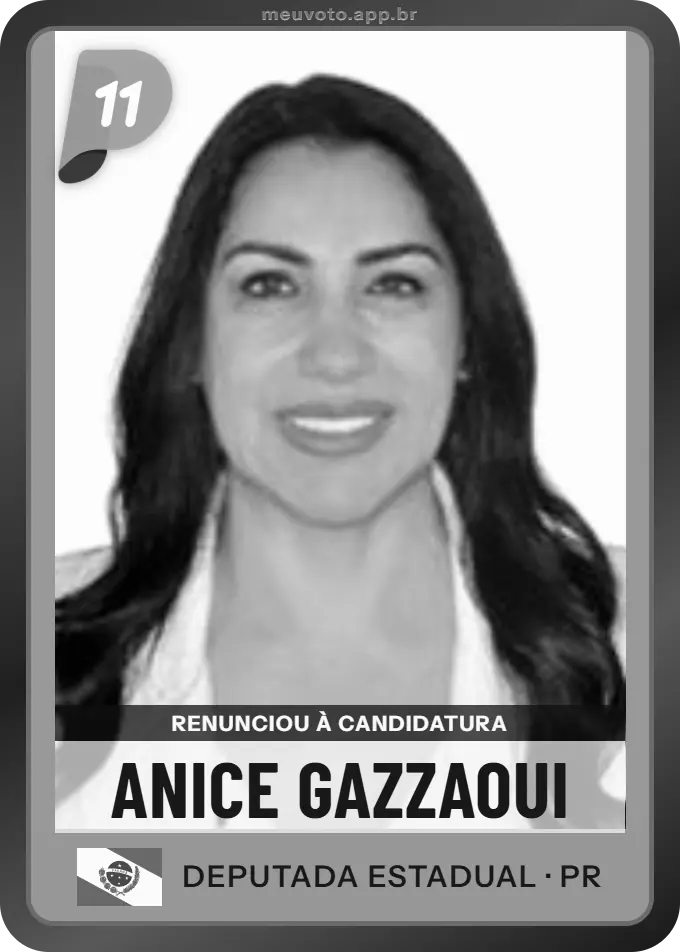 Carta de Anice Gazzaoui, PP. Renunciou à candidatura e não vai à urna.