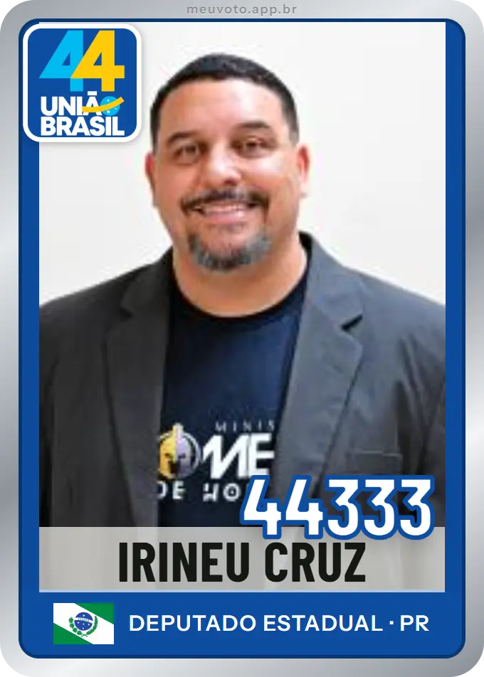 Carta de Irineu Cruz, número 44333, União