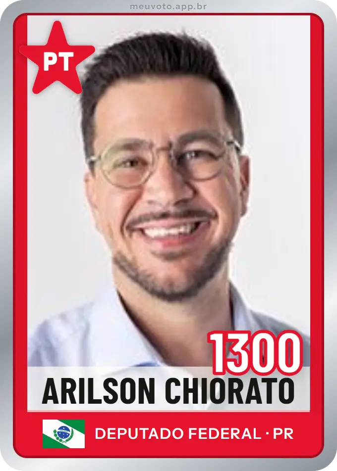 Carta de Arilson Chiorato, número 1300, PT