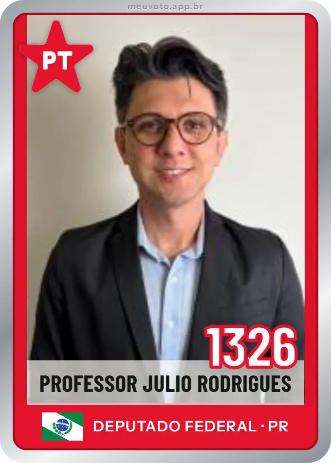 Carta de Professor Julio Rodrigues, número 1326, PT