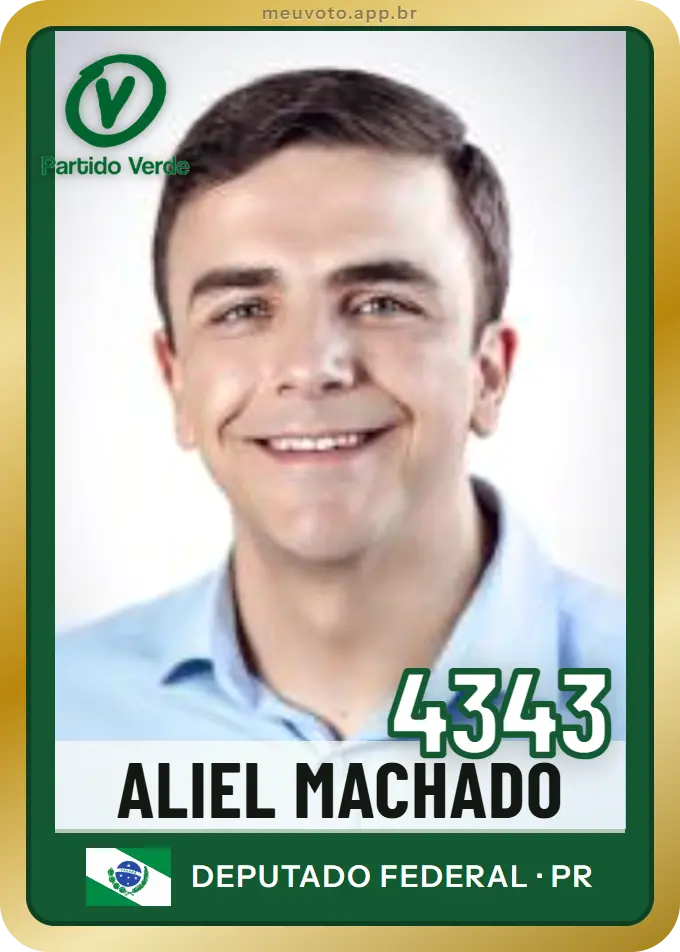 Carta de Aliel Machado, número 4343, PV