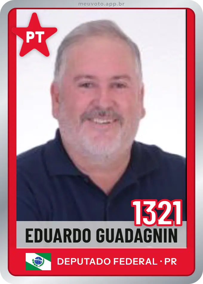 Carta de Eduardo Guadagnin, número 1321, PT